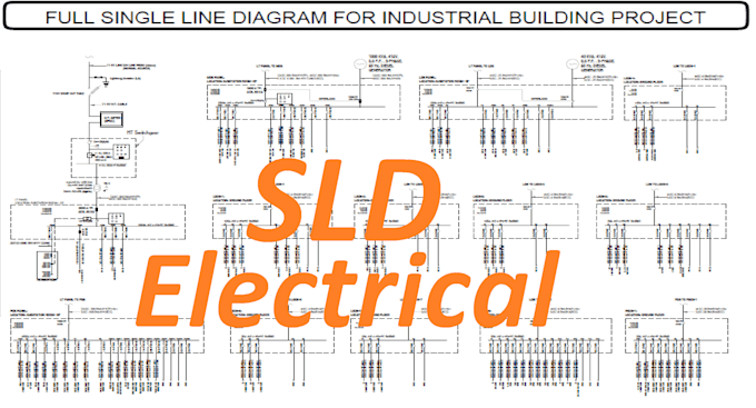 Gig Preview - Design electrical substation,sld,lighting,power distribution layout in autcad