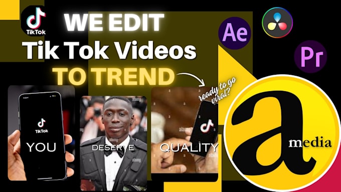 Bestseller - create professional yet engaging  tiktok videos