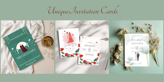 Gig Preview - Design invitations for your wedding , party or event