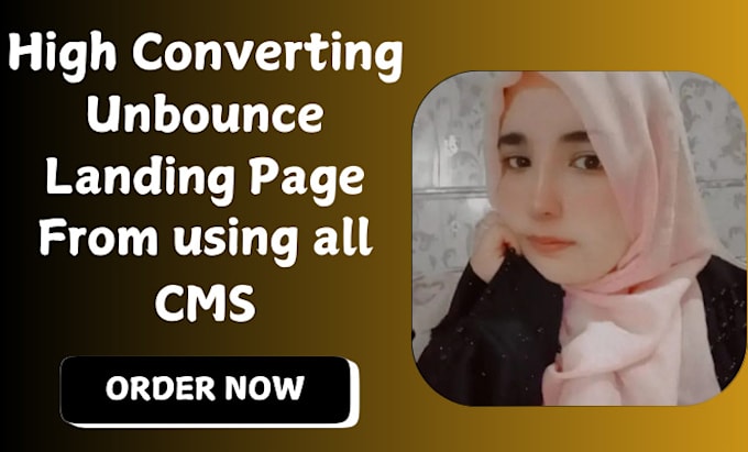 Gig Preview - Create unbounce landing page