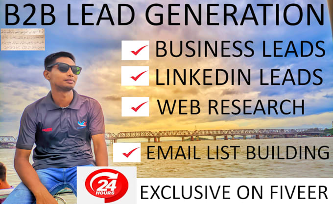 Gig Preview - Be provide b2b lead generation by web research