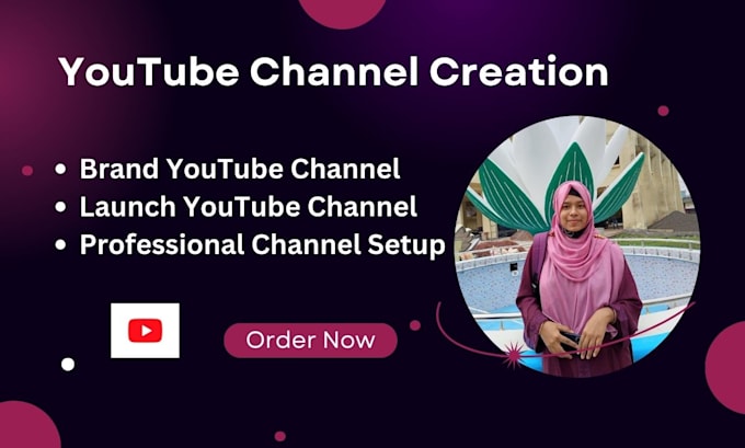 Gig Preview - Create and set up a professional youtube channel for your business optmize