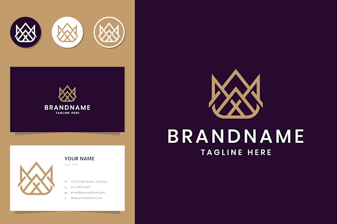 Gig Preview - Do creative modern minimalist business logo and card design