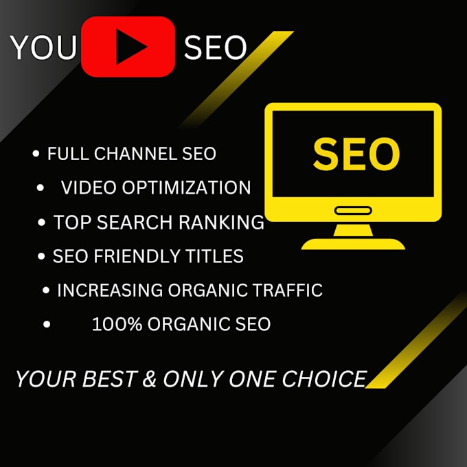 Gig Preview - Do best seo promotion for your youtube videos and channel