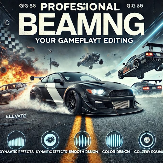 Gig Preview - Create beamng drive videos for youtube and facebook