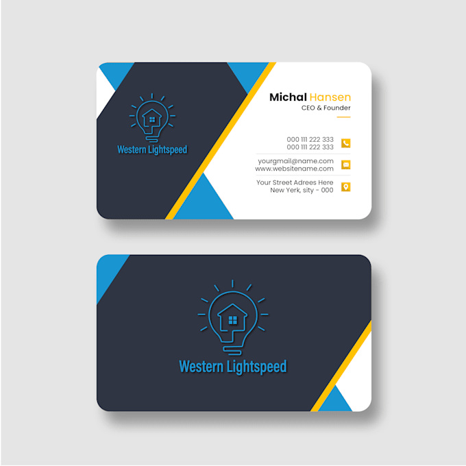 Gig Preview - Do professional business cards