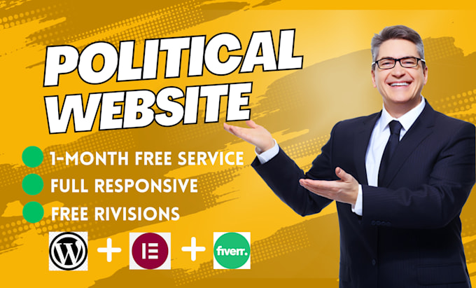 Gig Preview - Build political campaign website for your party