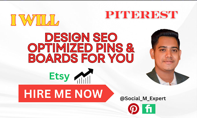 Bestseller - be your pinterest marketing manager design SEO optimized pin