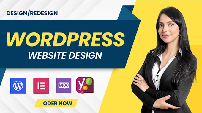 Gig Preview - Build responsive wordpress website or business website