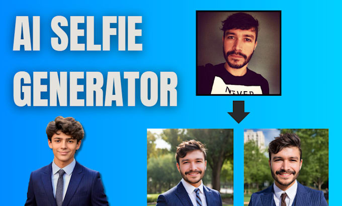 Gig Preview - Create you a headshot profile picture using ai from a selfie