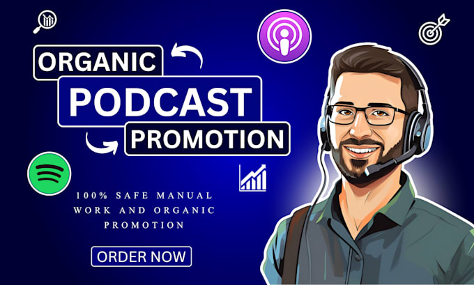 Gig Preview - Podcast promotion to increase organic listeners and downloads