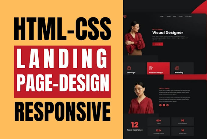 Gig Preview - Build html landing page or custom websites