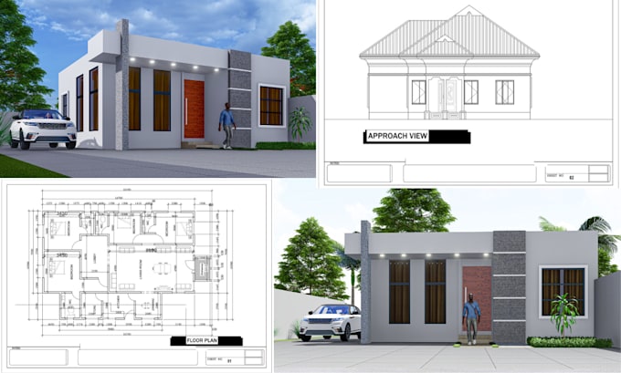 Bestseller - draw architectural floor plans 3d modelling render