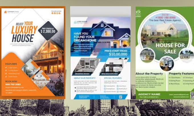 Gig Preview - Design real estate flyer design