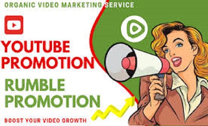 Gig Preview - Do organic rumble video promotion, rumble channel, earnings, rumble followers