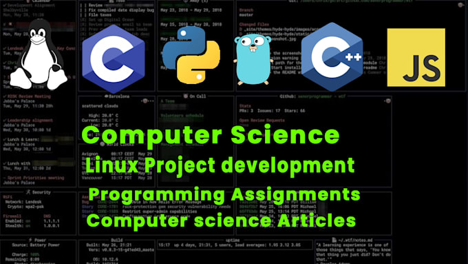 Bestseller - do computer science linux os c cpp java python tasks and projects