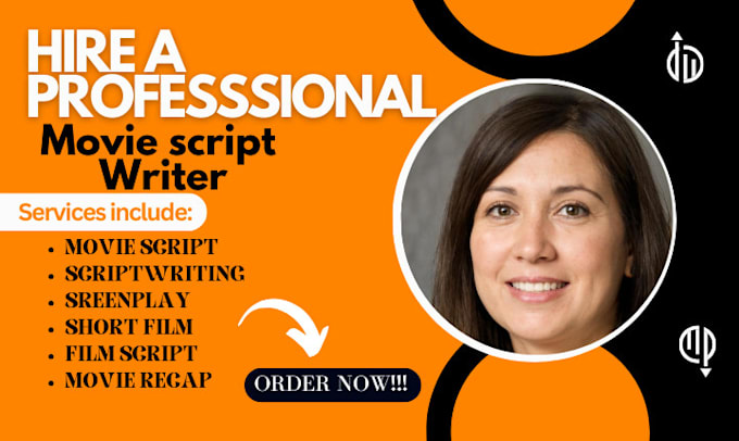 Gig Preview - Be your movie script writer, screenplay, scriptwriting, movie recap