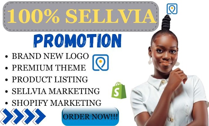 Gig Preview - Do sellvia marketing for your sellvia store