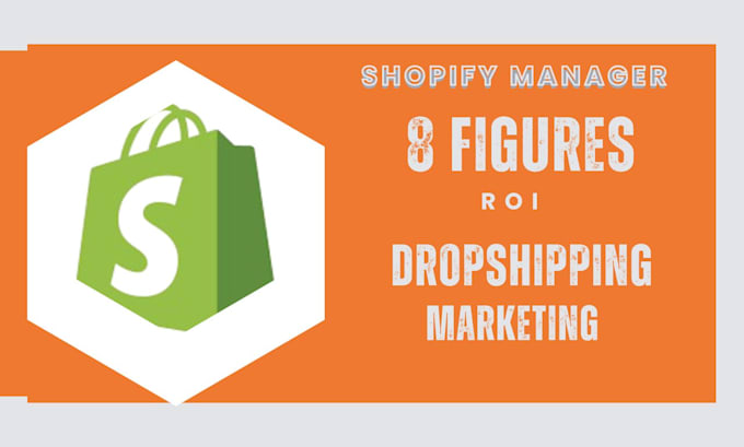 Gig Preview - Be your shopify manager 8 figures ROI dropshipping marketing facebook ads