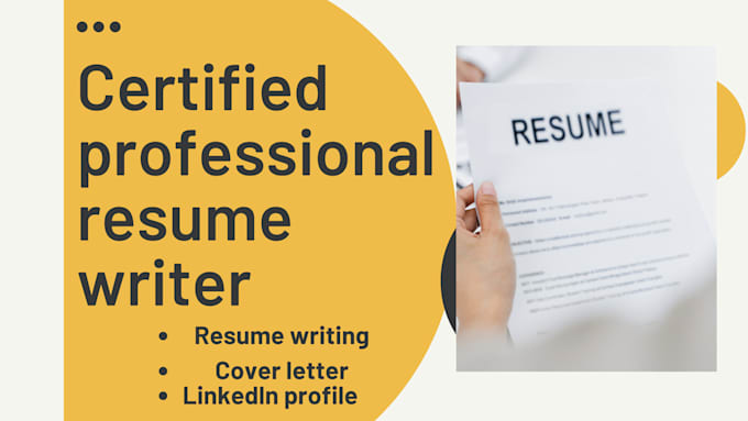 Gig Preview - Write or revamp your cv resume cover letter and linkedin optimizing