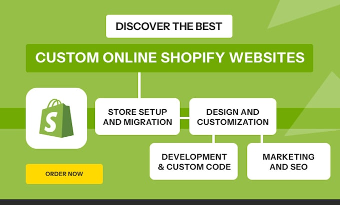 Gig Preview - Create a  shopify website and shopify app