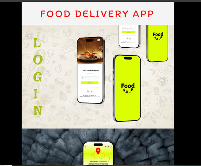 Gig Preview - Design unique restaurant app with food order, delivery app, food app