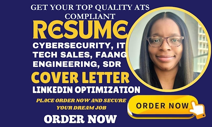 Gig Preview - Write a perfect IT, tech, cyber security, software engineer, data science resume