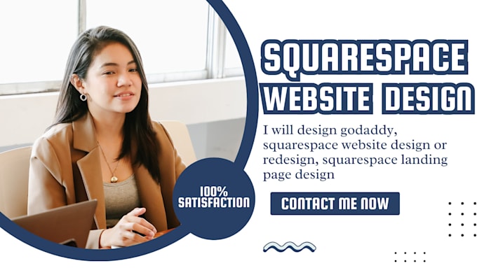 Gig Preview - Create squarespace website design or redesign squarespace ecommerce landing page