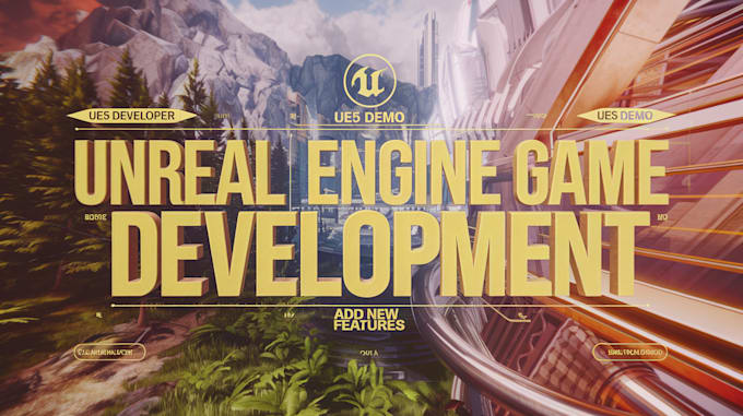 Gig Preview - Perfect unreal engine 5 game development ue5 developer ue5 demo add new features