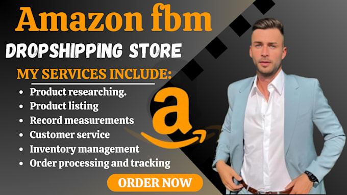 Gig Preview - Build amazon fbm dropshipping store, amazon fba  amazon store dropshipping store