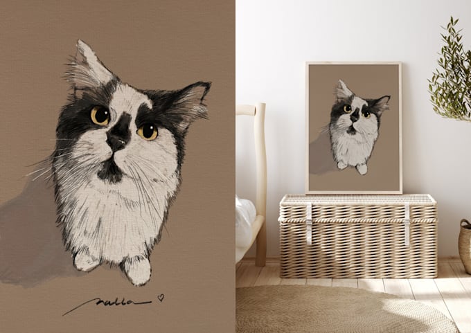 Gig Preview - Draw your pet in my style