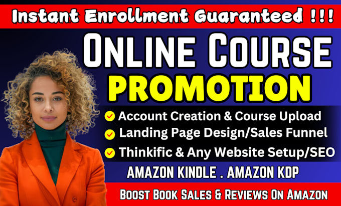 Gig Preview - Do udemy course promotion, udemy course marketing, online course promotion sales