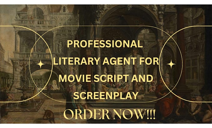 Gig Preview - Find top notch literary agent for movie script, screenplay, children book