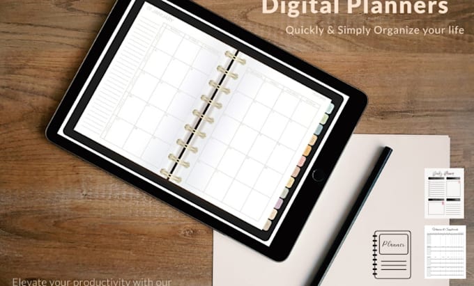 Gig Preview - Design esty digital product, esty hyperlink planner and esty digital planning