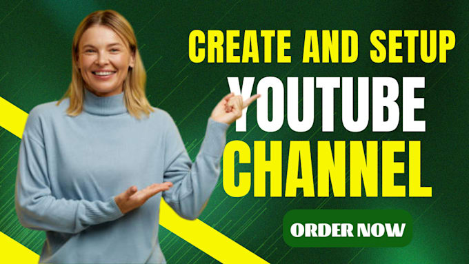 Bestseller - create and set up youtube channel, logo, banner