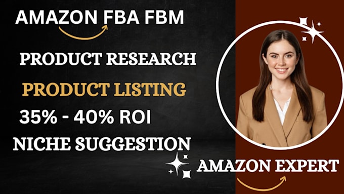 Gig Preview - Do amazon fba, amazon fbm, product listing, virtual assistant, amazon store