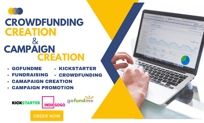 Bestseller - do crowdfunding campaign creation for gofundme kickstarter indiegogo