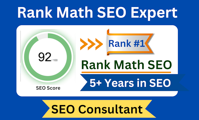 Gig Preview - Set up rank math SEO with 90 score for google ranking