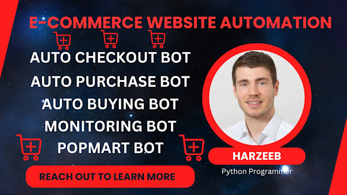 Gig Preview - Do auto checkout bot, monitoring bot popmart, auto buying bot