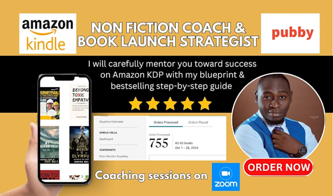 Gig Preview - Be your amazon KDP non fiction book coach for authors and self publishers