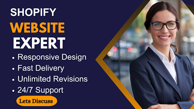 Gig Preview - Build shopify website design and redesign, shopify store redesign, dropshiping