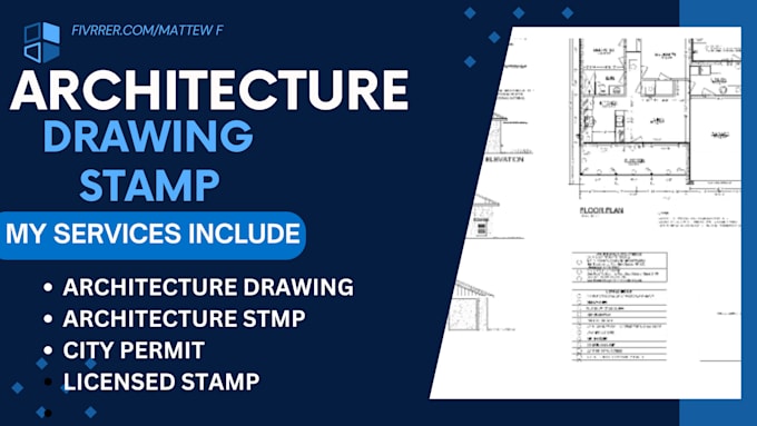 Bestseller - draw site plan, drainage, review sign USA architectural drawings for city permit