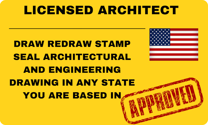 Gig Preview - Stamp architecture engineer drawing 2d 3d floor plan mep rendering city permit