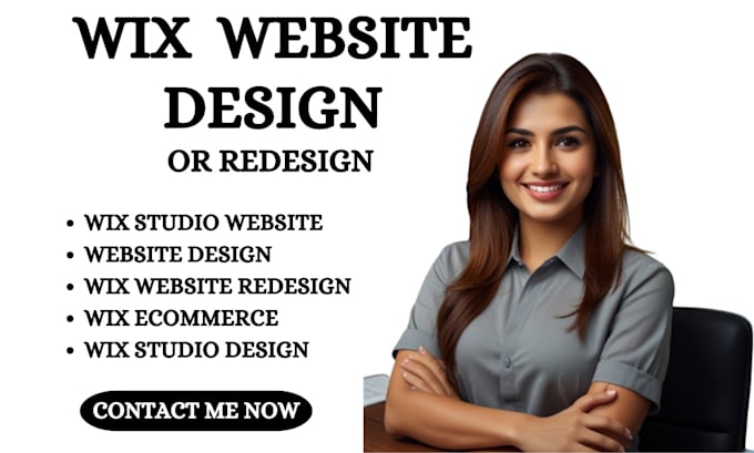 Gig Preview - Wix website redesign wix website design wix website transfer wix studio wix seo