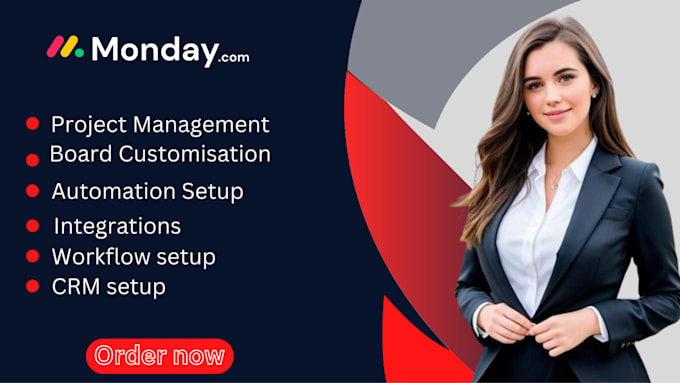 Gig Preview - Setup, customise and automate your monday CRM board project management