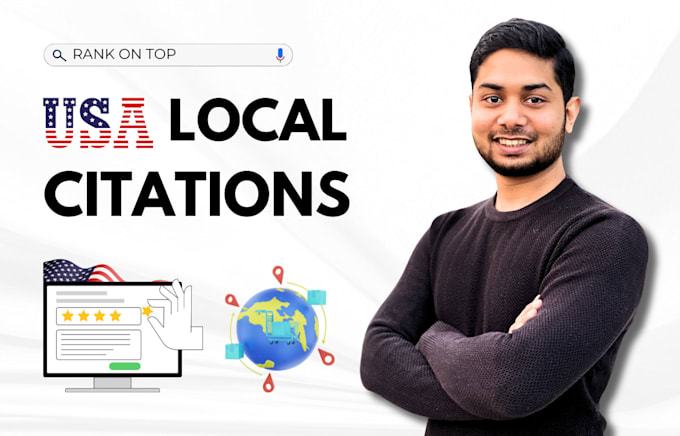 Gig Preview - Create USA local citations for your business