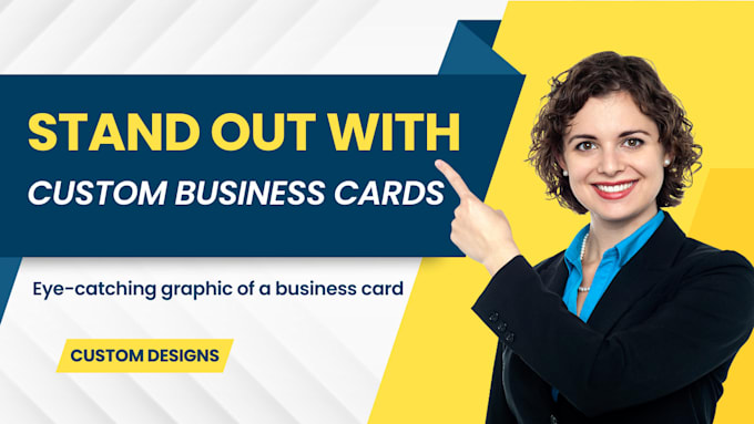 Gig Preview - Craft a unique business card that stands out