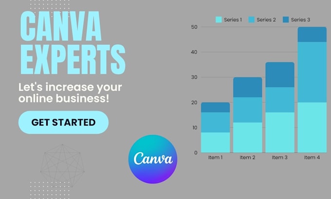 Gig Preview - Make professional graphic designer by canva online