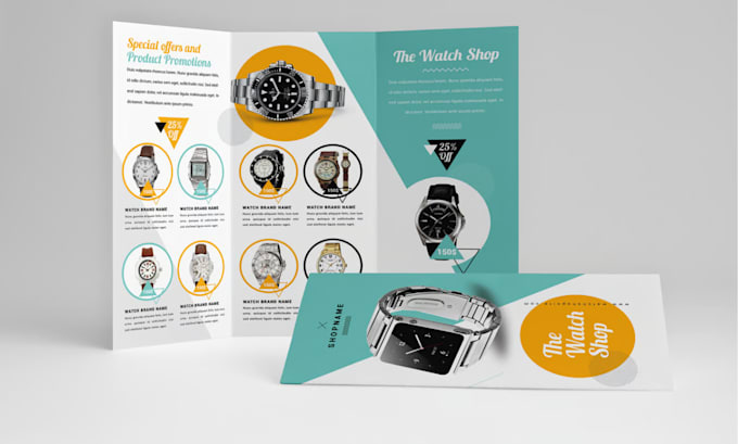 Gig Preview - Create booklet, trifold, bifold, leaflet or brochure design