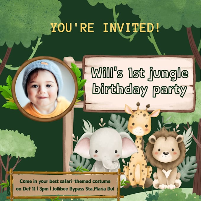 Gig Preview - Make a bundle video invitation for your special occasion